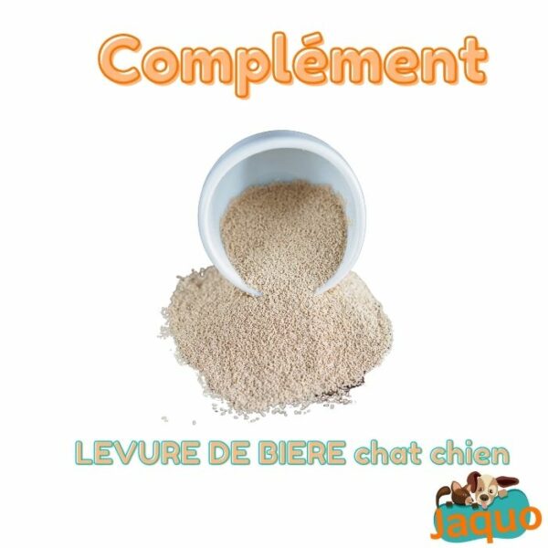 Poudre de Levure De Bière 🍺 pour les chiens et les chats - Flacon de 100 grammes