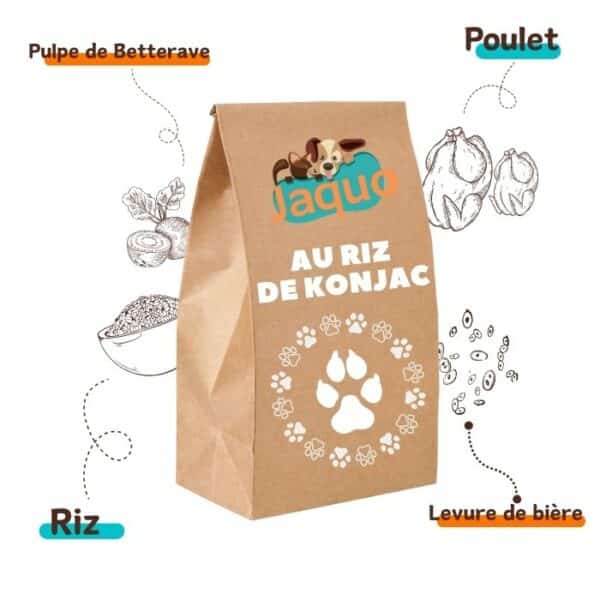 croquette fait maison pour chien poulet riz