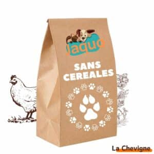 Croquettes sans céréales au poulet pour chien