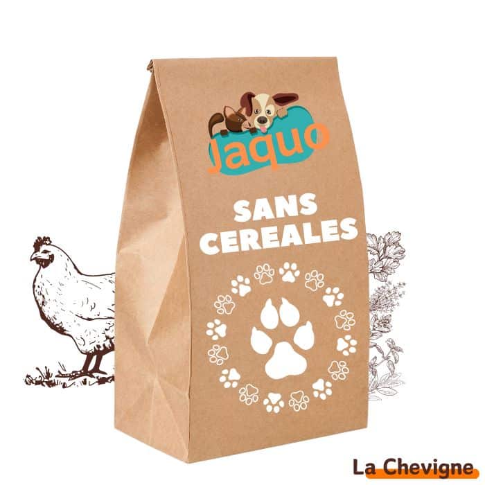 Croquettes sans céréales au poulet pour chien