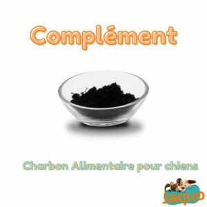 Charbon alimentaire végétal pour chien