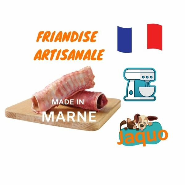 Trachée de boeuf Artisanale pour Chien