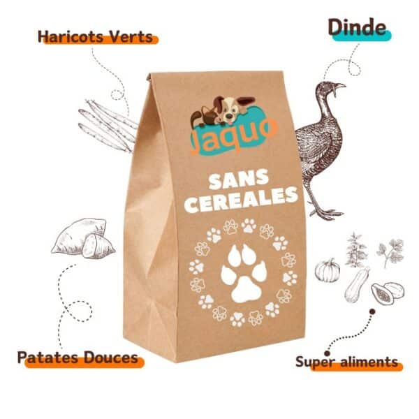 composition recette saumon sans céréales pour chien