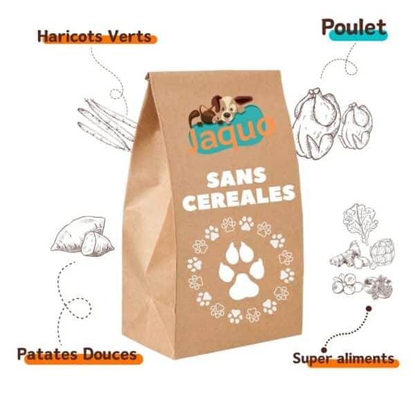 composition recette saumon sans céréales pour chien