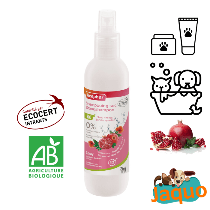 Spray Shampooing Sec Bio Pour Chien Et Chat 0 Ml Www Jaquo Fr Jaquo Bio Spray Shampooing Sec Bio Pour Chien Et Chat 0 Ml Www Jaquo Fr Jaquo Bio