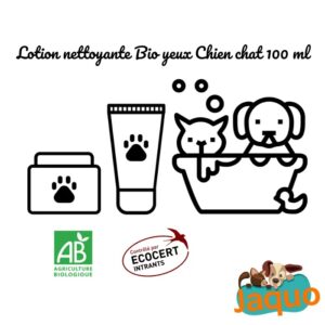 Lotion nettoyante Yeux Bio pour chien et chat
