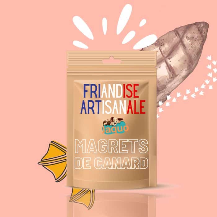 friandise artisanale cuisinée pour chien et chat magret de canard
