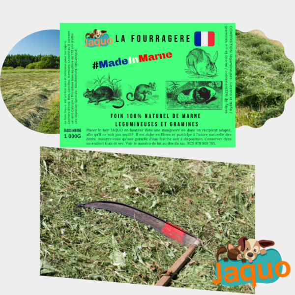 Foin MARNAIS naturel pour rongeurs