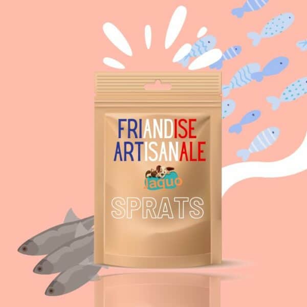 friandise fait maison pour chien cuisinée dans la marne sprats déshydratés