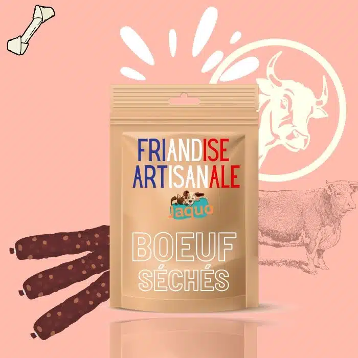 Friandise Artisanale pour Chien Viande séchée de bœuf