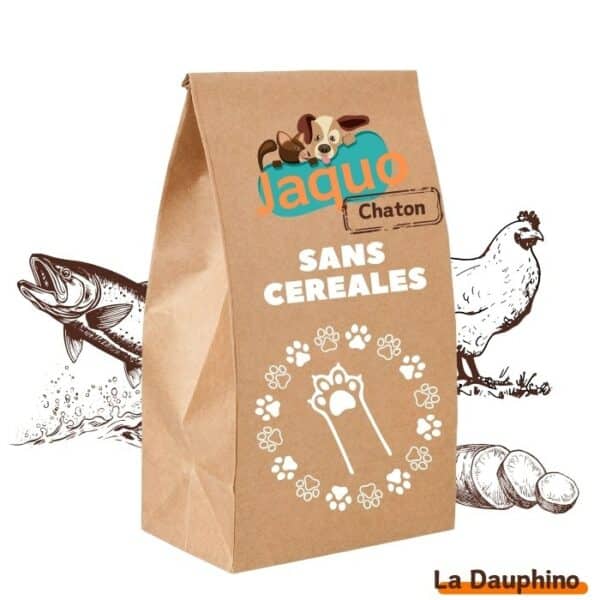 Croquettes locales chaton sans céréales la dauphino
