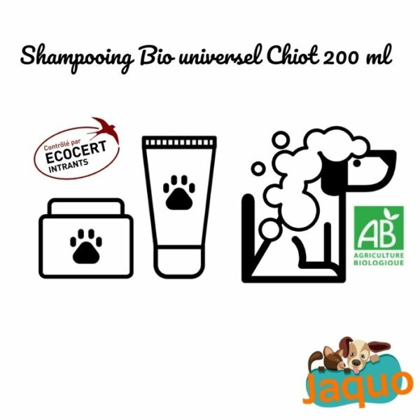 shampooing bio pour chiot ecocert jaquo