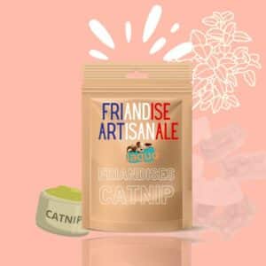 friandises cuisinées faits maison pour chat à l'herbe à chat