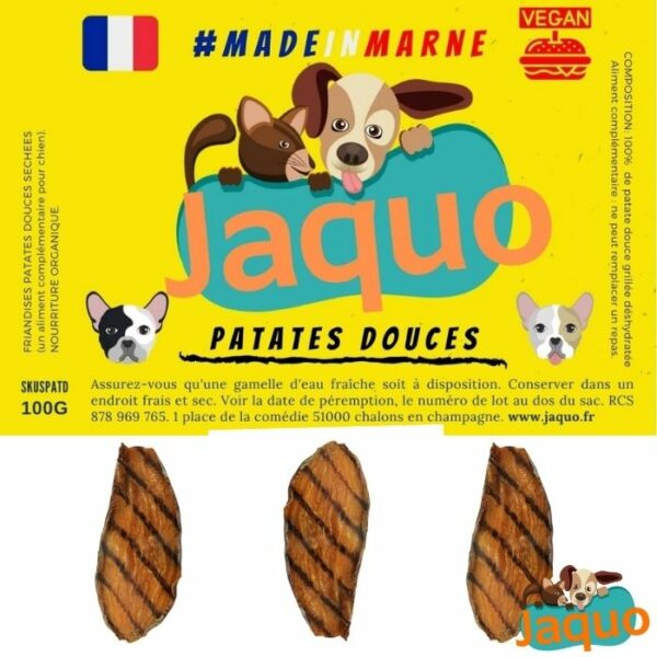 Patates douces braisées Vegan pour Chien