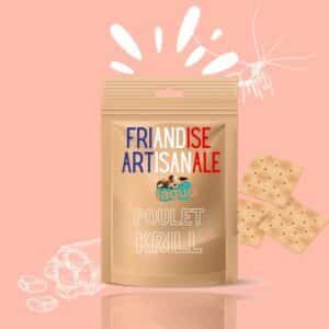 Friandises artisanales cuisinées pour Chat : biscuits de Poulet Krill