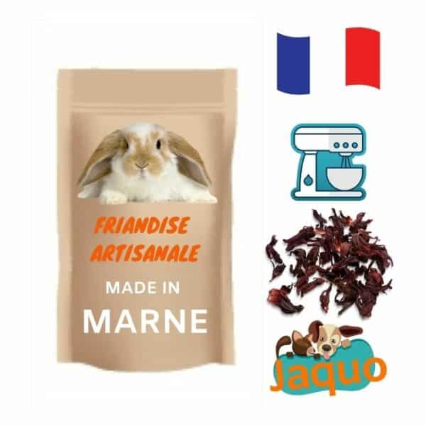 Friandise naturelle pour lapin Hibiscus