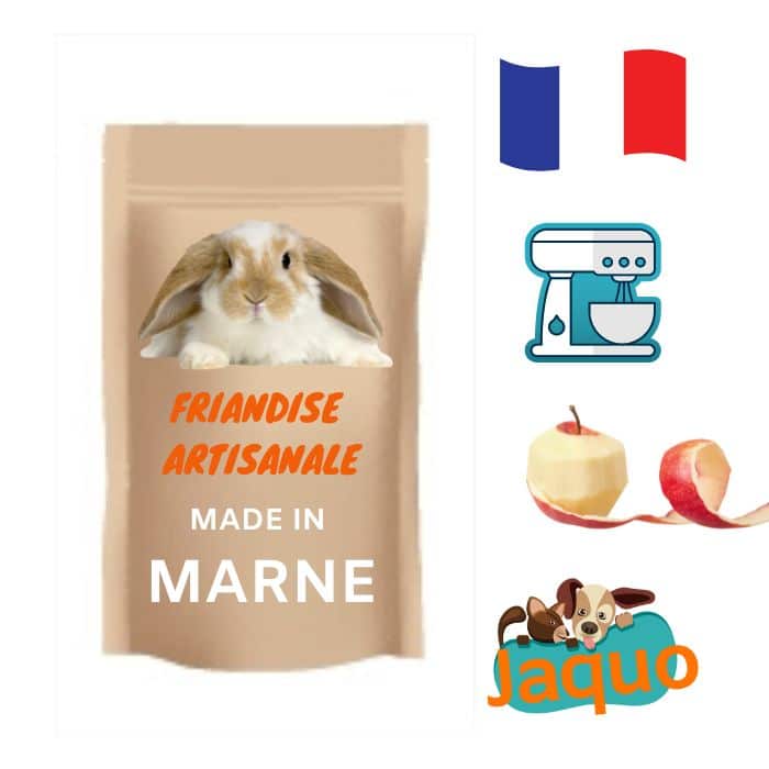 Friandise naturelle lapin pomme